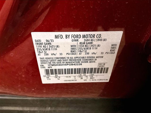 2023 Ford Explorer XLT Red at South Hills CDJR