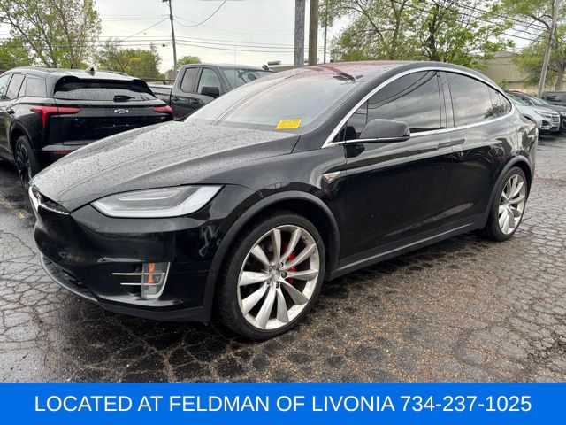 Solid Black 2016 Tesla Model X P90D AWD SUV / Crossover All-Wheel Drive 1-Speed Automatic