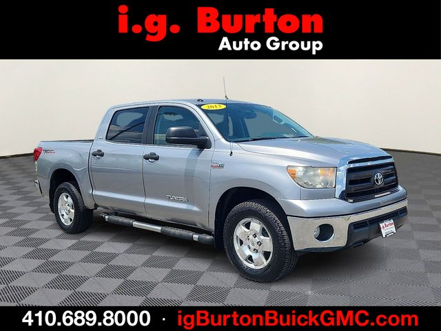 Silver Sky Metallic 2013 Toyota Tundra Pickup Truck Four-Wheel Drive 6-Speed Automatic Overdrive
