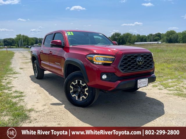 Barcelona Red Metallic 2021 Toyota Tacoma Pickup Truck Four-Wheel Drive 6-Speed Automatic