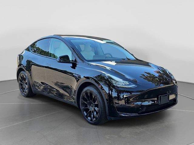 Solid Black 2021 Tesla Model Y SUV / Crossover All-Wheel Drive 1-Speed Automatic