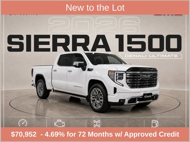  2026 GMC Sierra 1500 Denali Ultimate Crew Cab 4WD   