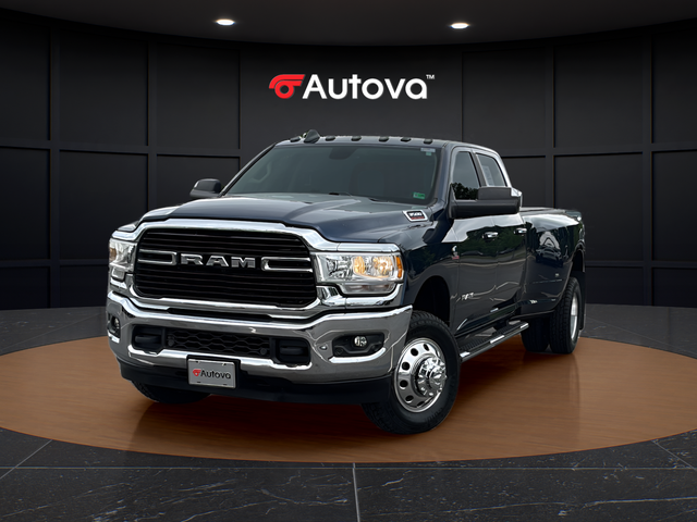 Patriot Blue Pearlcoat 2019 RAM 3500 Big Horn Crew Cab LB DRW 4WD Pickup Truck Four-Wheel Drive 6-Speed Automatic