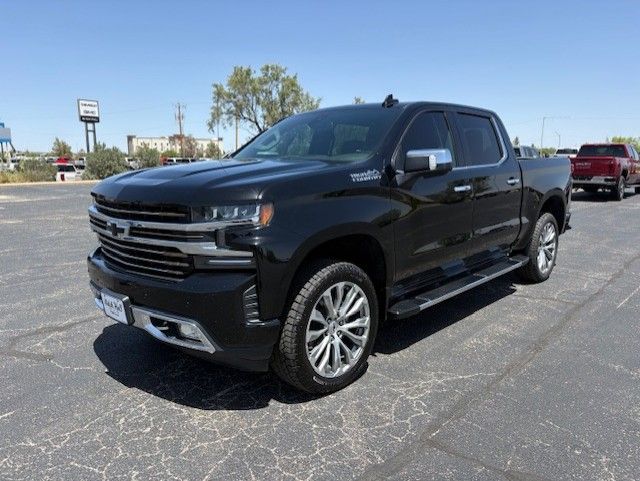 Black 2019 Chevrolet Silverado 1500 High Country Crew Cab 4WD Pickup Truck Four-Wheel Drive 8-Speed Automatic