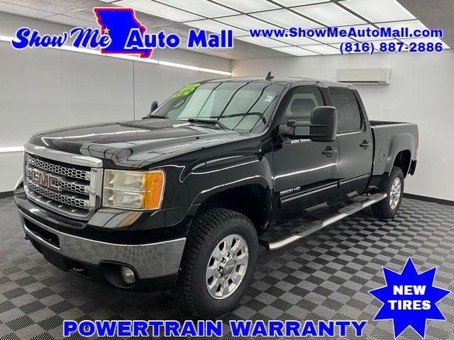 Black 2014 GMC Sierra 3500HD Pickup Truck Four-Wheel Drive 6-Speed Automatic