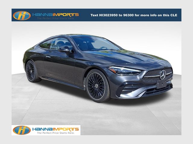 Graphite Gray Metallic 2024 Mercedes-Benz CLE 300 4MATIC Coupe All-Wheel Drive 9-Speed Automatic
