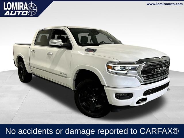 Ivory White Tri-Coat Pearlcoat 2022 RAM 1500 Pickup Truck Four-Wheel Drive 8-Speed Automatic