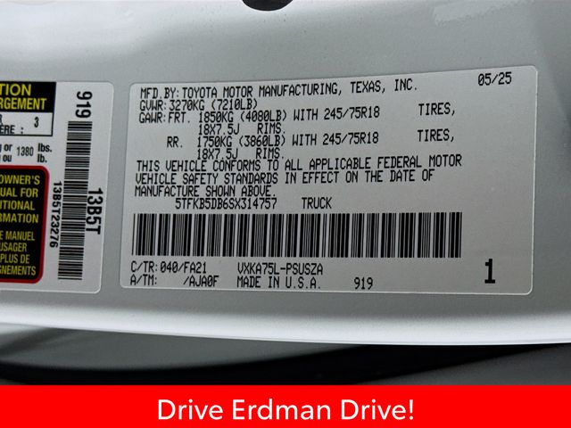 Used 2025 Toyota Tundra Truck
