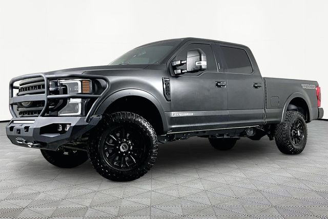 White Metallic 2021 Ford F-250 Super Duty Pickup Truck Four-Wheel Drive Automatic