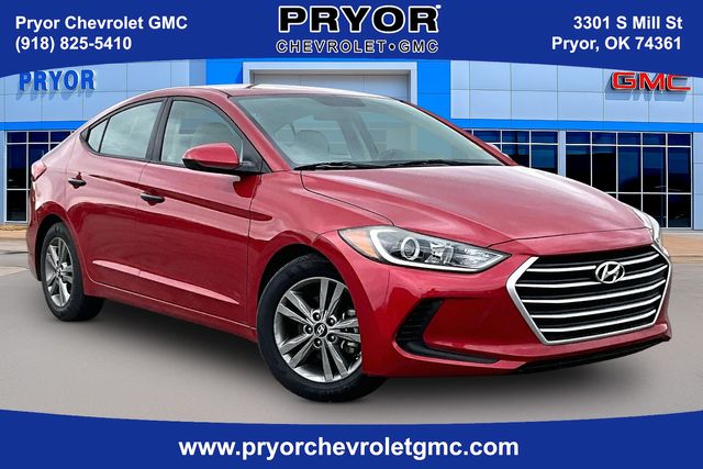 Scarlet Red 2018 Hyundai Elantra SEL FWD Sedan Front-Wheel Drive 6-Speed Automatic