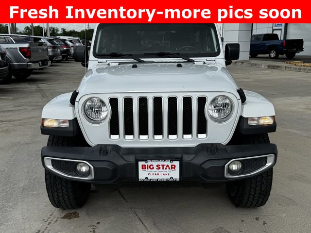 2020 Jeep Wrangler Unlimited Sahara White/off-white at DeMontrond Auto Country
