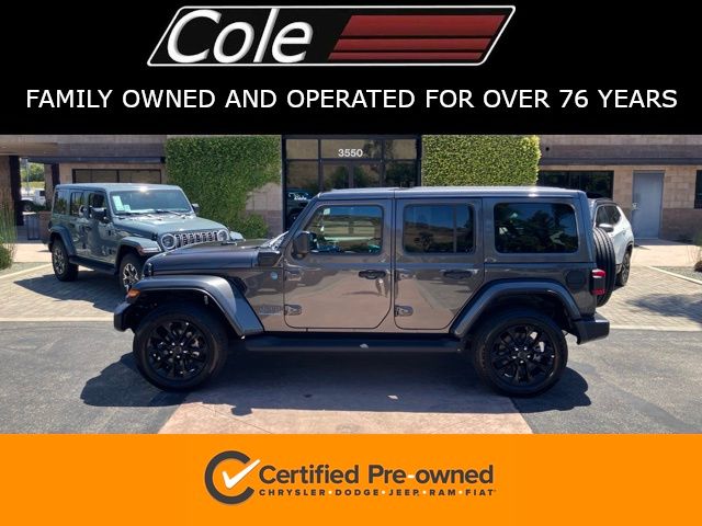 Gray (Granite Crystal Metallic Clearcoat) 2025 Jeep Wrangler 4xe SUV / Crossover Four-Wheel Drive 8-Speed Automatic