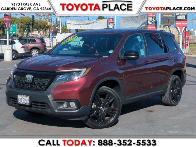 Red (Deep Scarlet Pearl) 2019 Honda Passport SUV / Crossover All-Wheel Drive 9-Speed Automatic