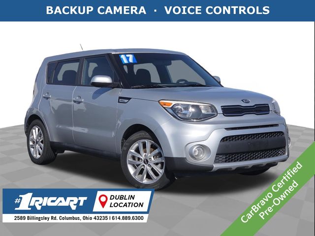 Bright Silver 2017 Kia Soul Wagon Front-Wheel Drive 6-Speed Automatic