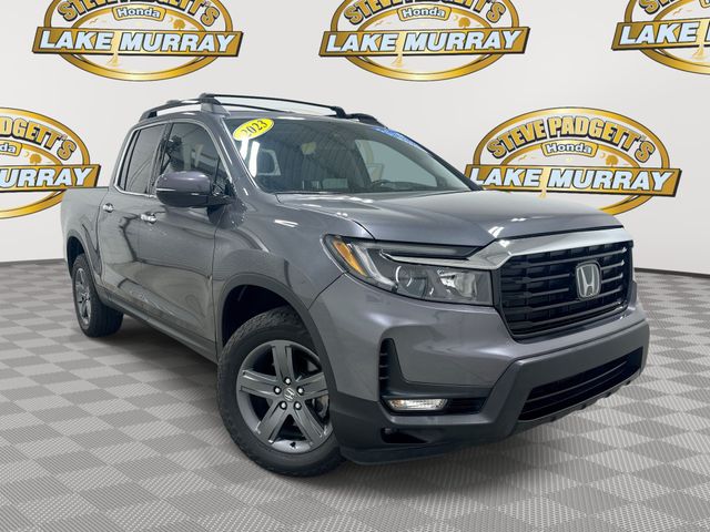 Gray (Modern Steel Metallic) 2023 Honda Ridgeline Pickup Truck All-Wheel Drive 9-Speed Automatic
