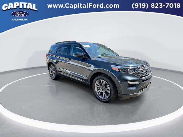 Certified 2022 Ford Explorer XLT with VIN 1FMSK8DH8NGA32352 for sale in Raleigh, NC
