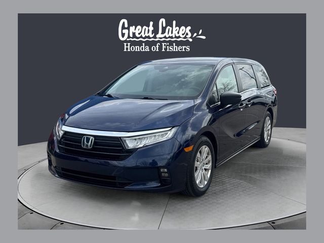 Black (Obsidian Blue Pearl) 2021 Honda Odyssey LX FWD Minivan Front-Wheel Drive Automatic