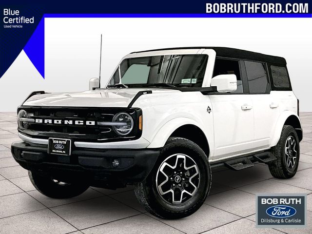 2024 Ford Bronco Outer Banks White at Phil Fitts Ford