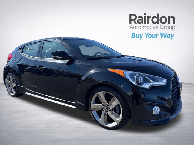 Ultra Black Pearl 2013 Hyundai Veloster Turbo FWD Coupe Front-Wheel Drive 6-Speed Automatic