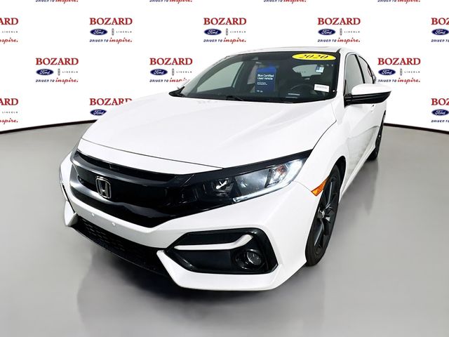 2020 White Honda Civic Hatchback EX FWD Hatchback