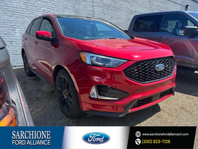 Red Metallic 2023 Ford Edge ST Line AWD SUV / Crossover All-Wheel Drive 8-Speed Automatic