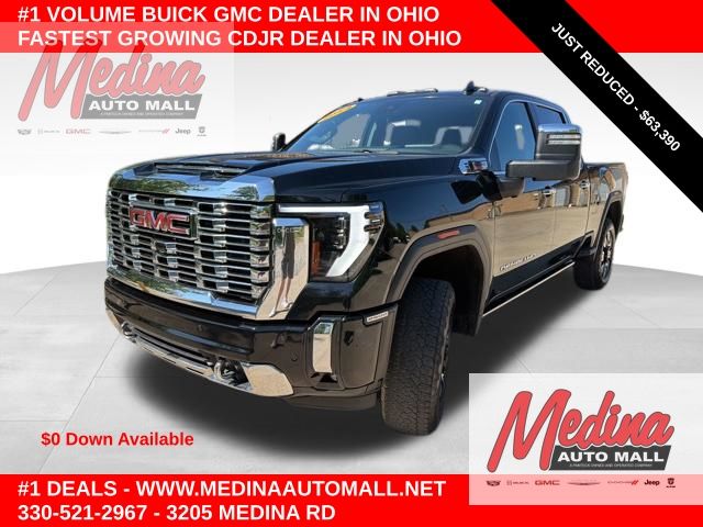 Onyx Black 2024 GMC Sierra 2500HD Pickup Truck Four-Wheel Drive Automatic