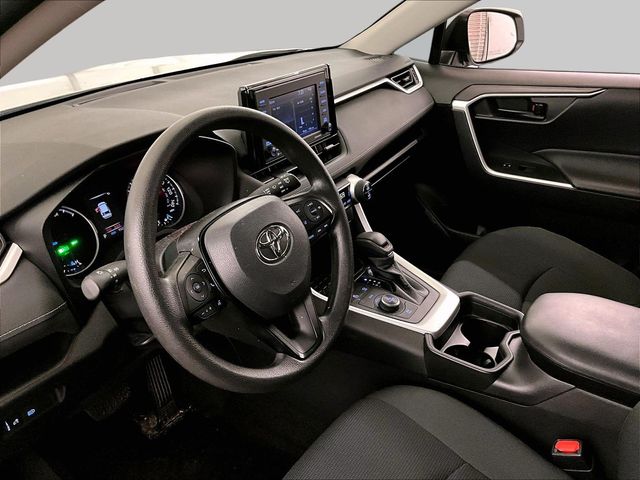 2021 Toyota RAV4 Hybrid LE White at Phil Fitts Ford