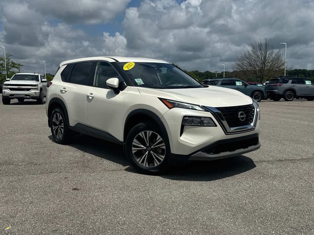 Pearl White 2023 Nissan Rogue SUV / Crossover All-Wheel Drive Continuously Variable Transmission