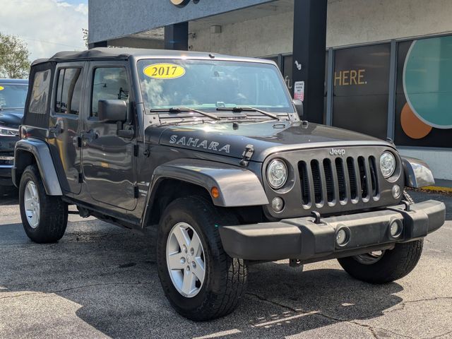 Used 2017 Jeep Wrangler Unlimited Sahara 4D Sport Utility
