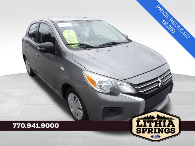 Gray 2021 Mitsubishi Mirage Hatchback Front-Wheel Drive Continuously Variable Transmission