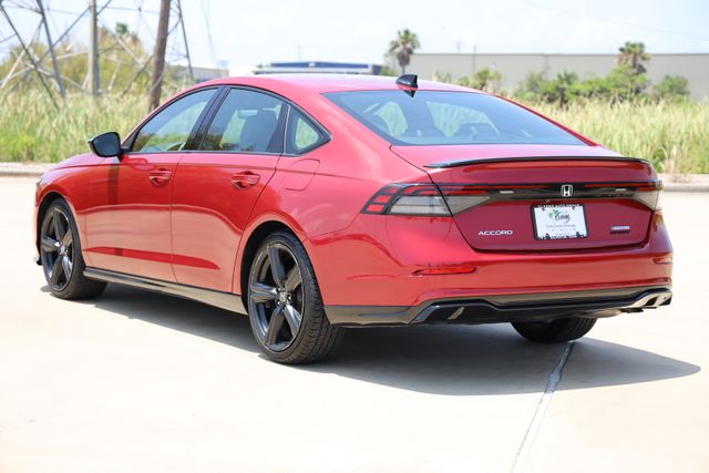 2023 Honda Accord Hybrid Sport-L Red at DeMontrond Automotive Group