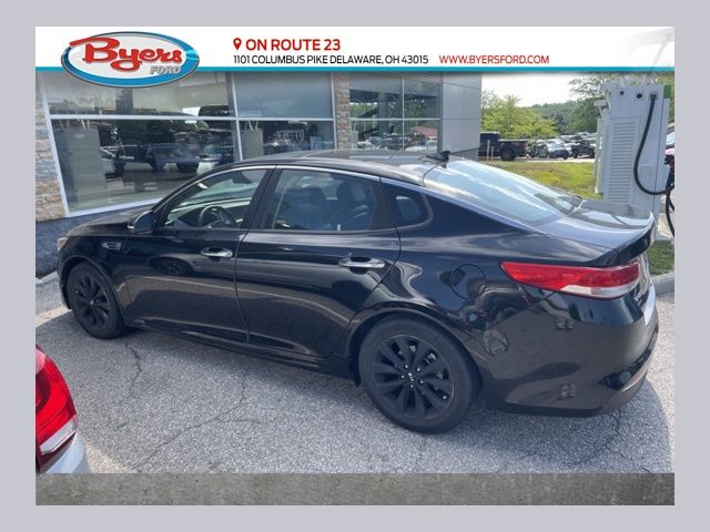 Ebony Black 2016 Kia Optima Sedan Front-Wheel Drive 6-Speed Automatic