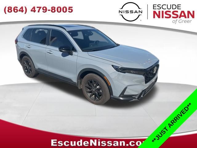 Urban Gray Pearl 2025 Honda CR-V Hybrid Sport FWD SUV / Crossover Front-Wheel Drive Continuously Variable Transmission