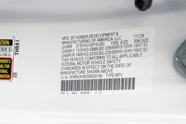 Used 2025 Honda Odyssey Van