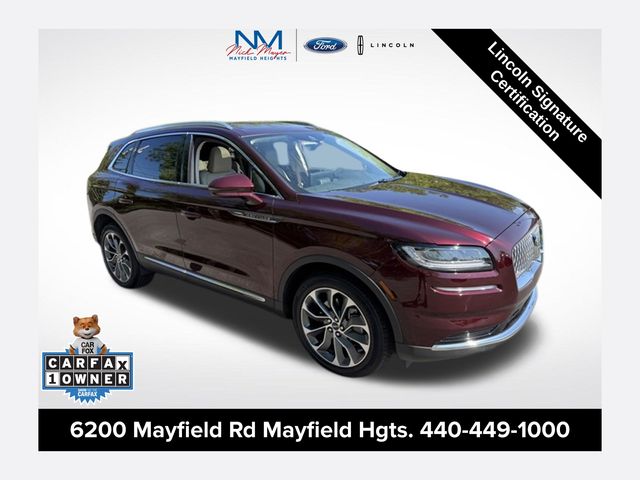 Red (Burgundy) 2023 Lincoln Nautilus SUV / Crossover All-Wheel Drive 8-Speed Automatic
