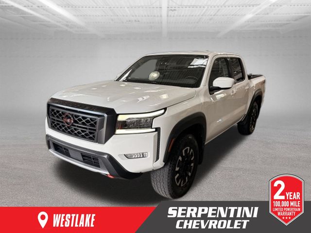Glacier White 2024 Nissan Frontier Pickup Truck Four-Wheel Drive 9-Speed Automatic Overdrive