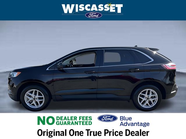 Black Metallic 2023 Ford Edge SEL AWD SUV / Crossover All-Wheel Drive 8-Speed Automatic