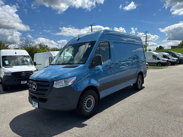 Blue 2024 Mercedes-Benz Sprinter Cargo Van Rear-Wheel Drive 9-Speed Automatic