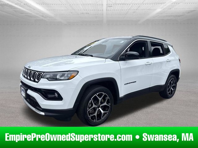 Bright White Clearcoat 2025 Jeep Compass SUV / Crossover Four-Wheel Drive 8-Speed Automatic