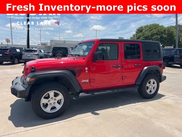 2019 Jeep Wrangler Unlimited Sport Red at Emmons Autoplex