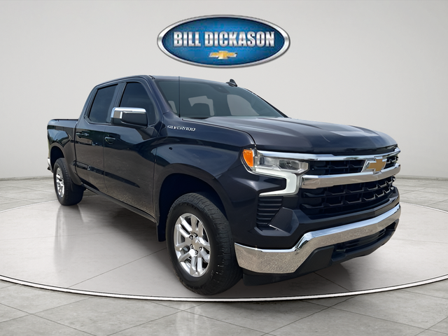 Dark Ash Metallic 2023 Chevrolet Silverado 1500 LT Crew Cab 4WD Pickup Truck Four-Wheel Drive 8-Speed Automatic