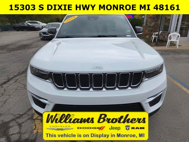 2024 Jeep Grand Cherokee 4xe - Bright White Clearcoat exterior view 8