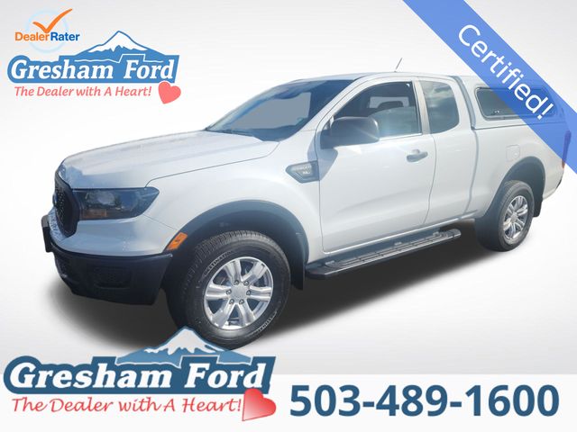 Oxford White 2019 Ford Ranger XL SuperCab 4WD Pickup Truck Four-Wheel Drive Automatic