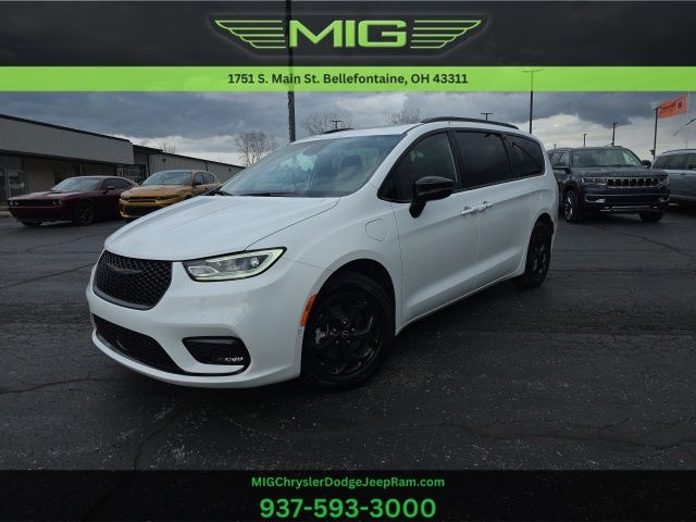 Bright White Clearcoat 2026 Chrysler Pacifica Hybrid Select FWD Minivan Front-Wheel Drive Continuously Variable Transmission