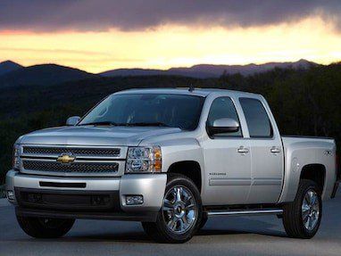 Silver Ice Metallic 2012 Chevrolet Silverado 1500 LT Crew Cab RWD Pickup Truck 4X2 6-Speed Automatic Overdrive