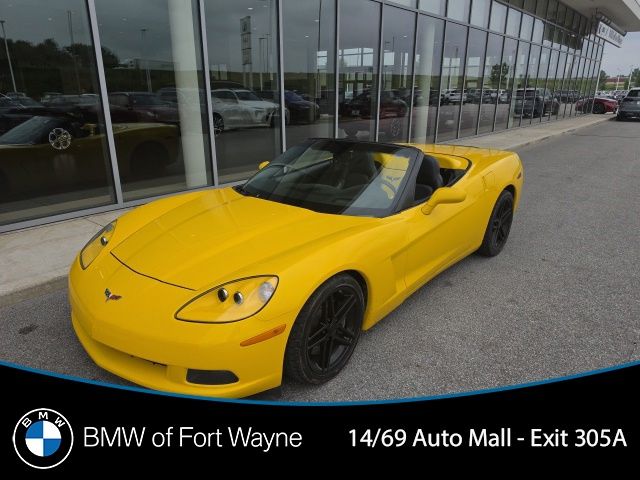 Velocity Yellow Tintcoat 2007 Chevrolet Corvette Convertible Rear-Wheel Drive 6-Speed Manual