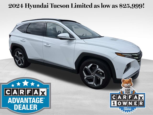 White Pearl 2024 Hyundai Tucson SUV / Crossover Front-Wheel Drive 8-Speed Automatic