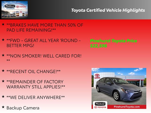 Used 2025 Toyota Corolla Sedan