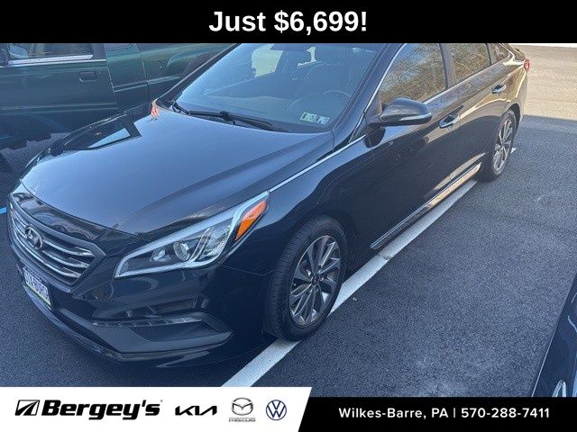 Phantom Black 2016 Hyundai Sonata Sport FWD Sedan Front-Wheel Drive 6-Speed Automatic