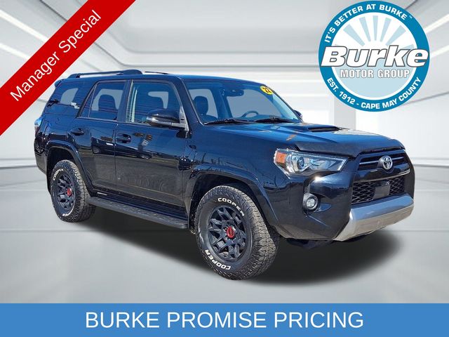 Midnight Black Metallic 2022 Toyota 4Runner TRD Off-Road Premium 4WD SUV / Crossover Four-Wheel Drive 5-Speed Automatic